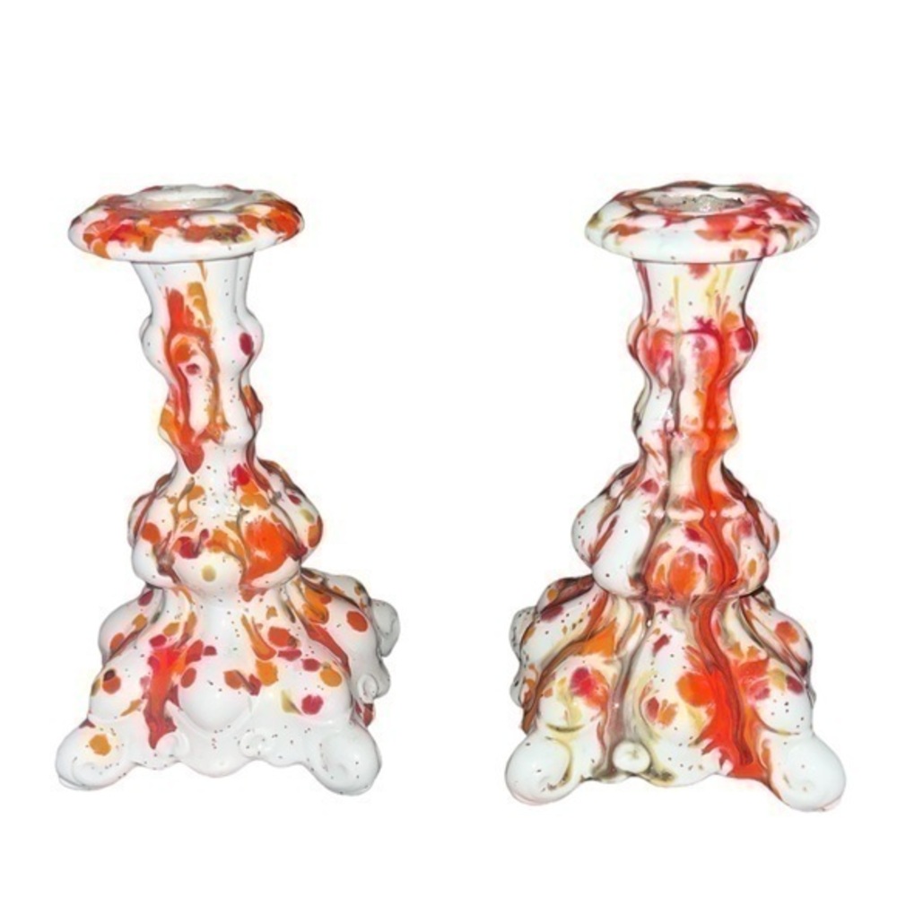 Vintage 7” candle holders